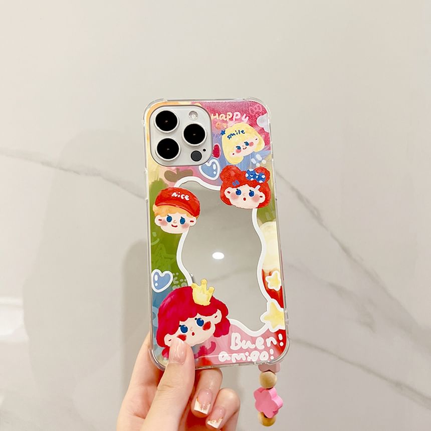 Case Cartoon Mirrored Phone FashionChic