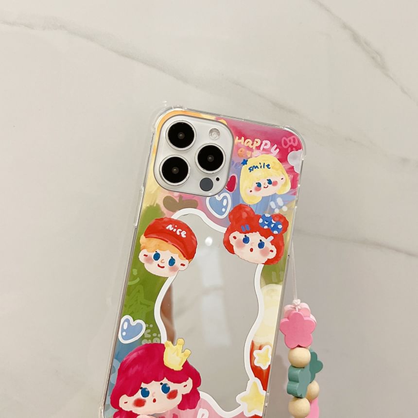 Case Cartoon Mirrored Phone FashionChic