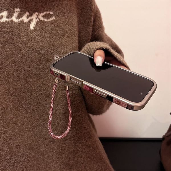 / Case Strap Set Rose Phone FashionChic