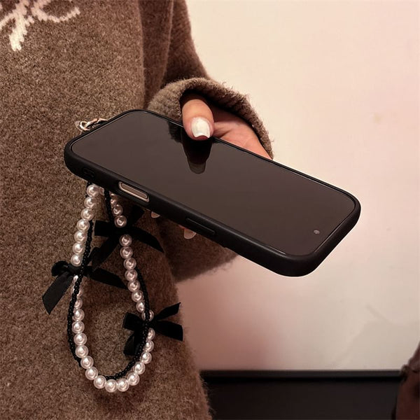 Bow / Set Strap Embroidered Case Phone FashionChic