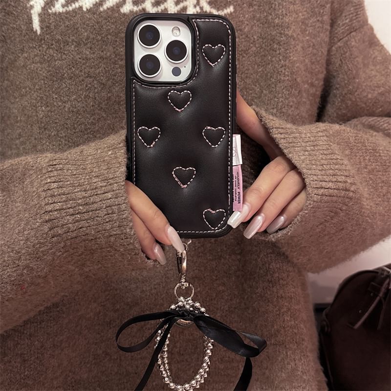 Heart Set Case Strap Phone / FashionChic