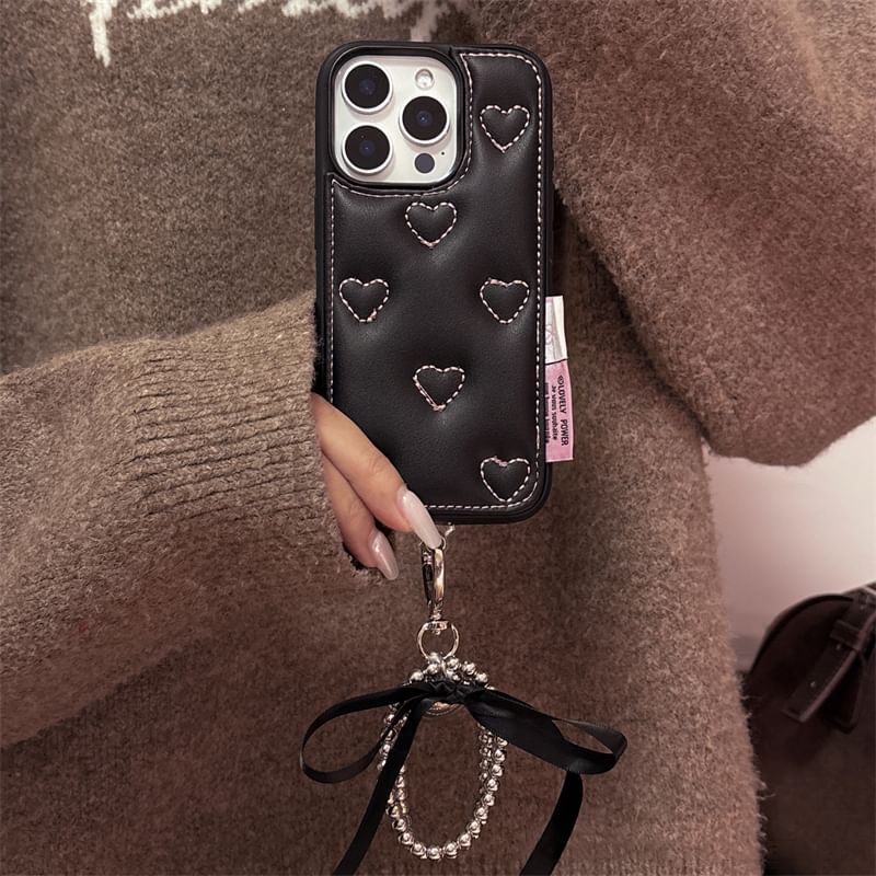 Heart Set Case Strap Phone / FashionChic