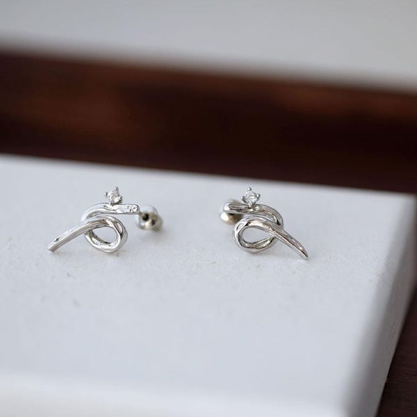 925 Earring Stud Sterling Silver FashionChic