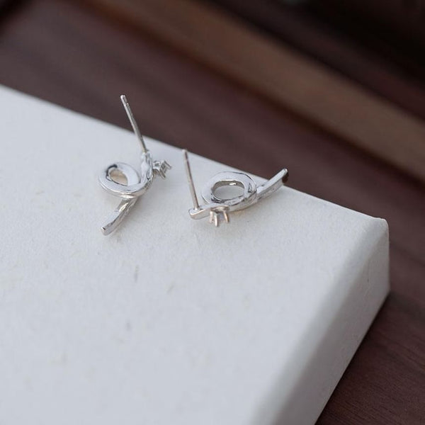 925 Earring Stud Sterling Silver FashionChic