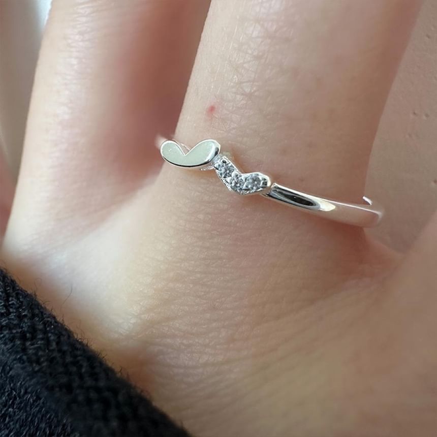 Silver Heart Sterling 925 Ring FashionChic