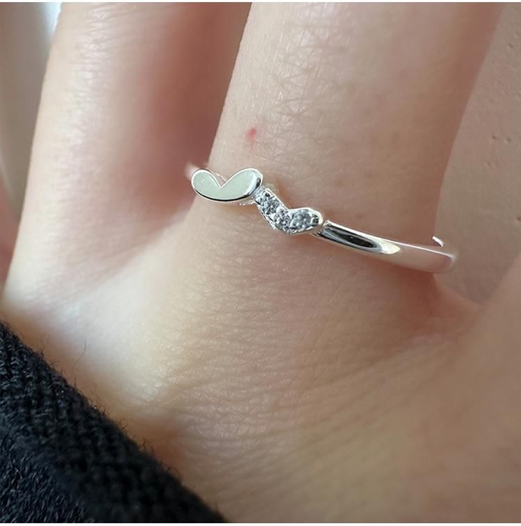 Silver Heart Sterling 925 Ring FashionChic