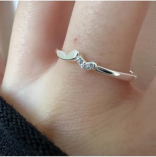 Silver Heart Sterling 925 Ring FashionChic