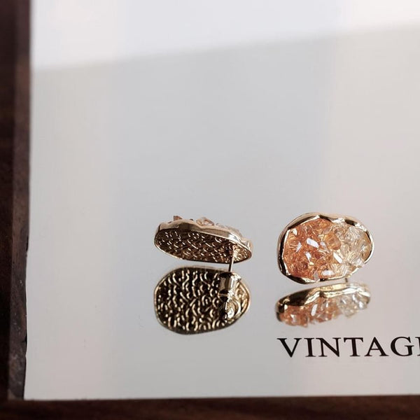 Sterling Earring Stud Crystal Silver 925 FashionChic