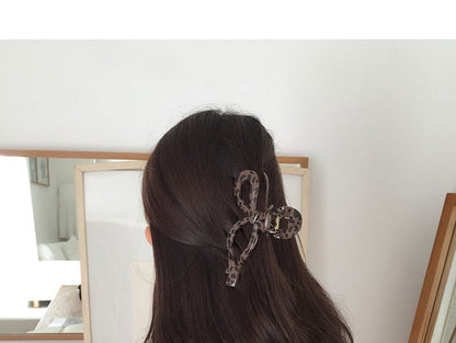 Leopard Claw Hair Acrylic Print FashionChic