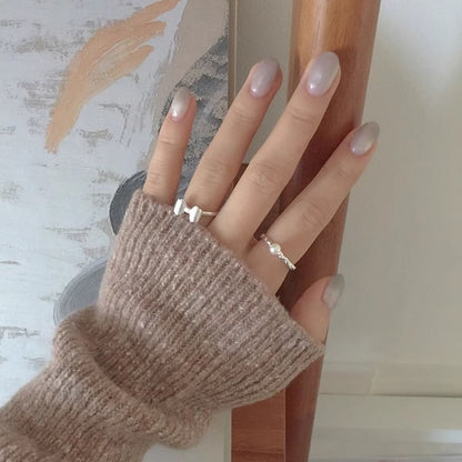 Sterling Open Silver Ring FashionChic