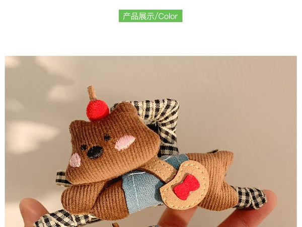 Claw Cartoon Plaid Hair FashionChic