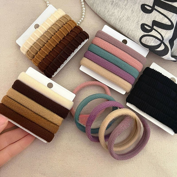 Hair of Tie Plain Set 5: FashionChic