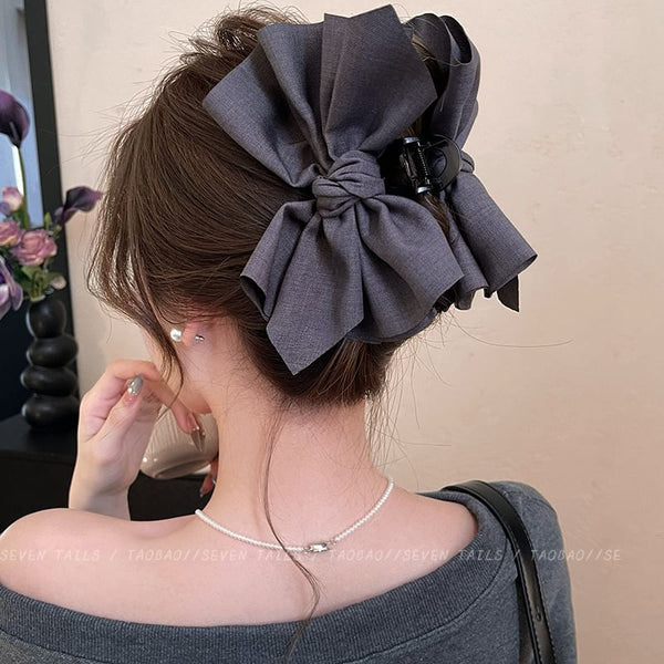 Hair Claw Bow Acrylic FashionChic