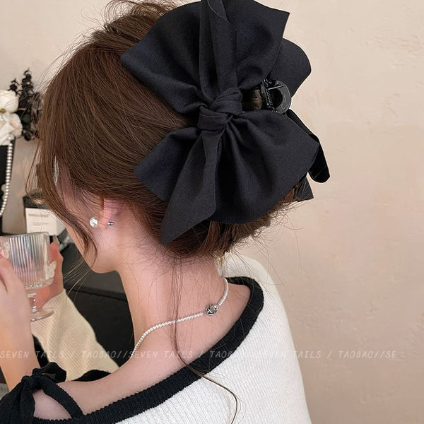 Hair Claw Bow Acrylic FashionChic