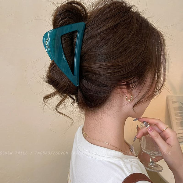 Triangle Hair Acrylic Plain Claw FashionChic