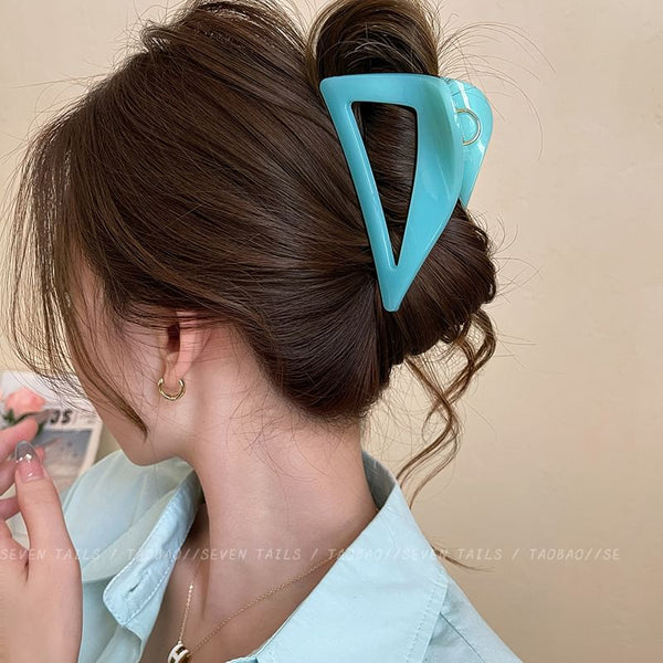 Triangle Hair Acrylic Plain Claw FashionChic