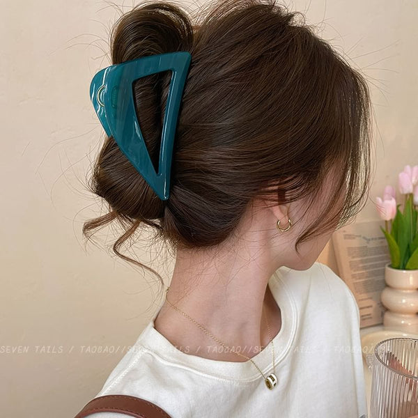 Triangle Hair Acrylic Plain Claw FashionChic