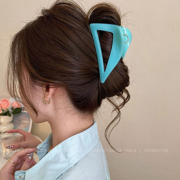 Triangle Hair Acrylic Plain Claw FashionChic