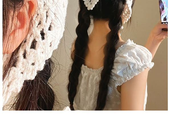 Triangle Floral Scarf Head FashionChic