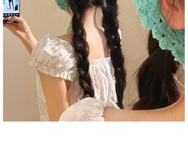 Triangle Floral Scarf Head FashionChic