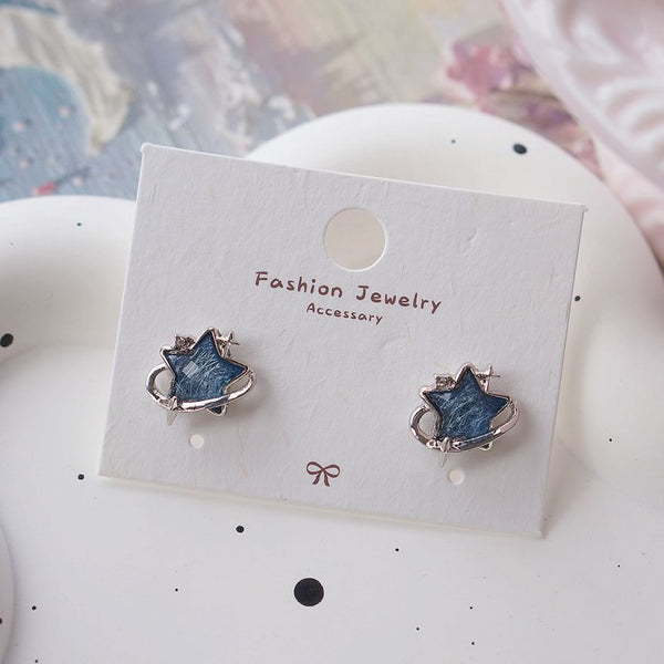 Earring / On Clip Star Stud FashionChic