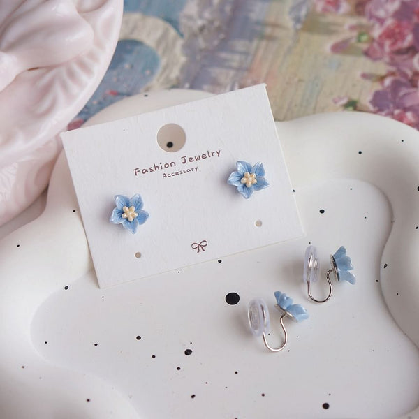 Earring Flower / Clip Stud On FashionChic