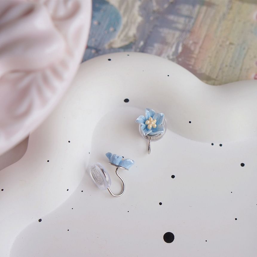 Earring Flower / Clip Stud On FashionChic