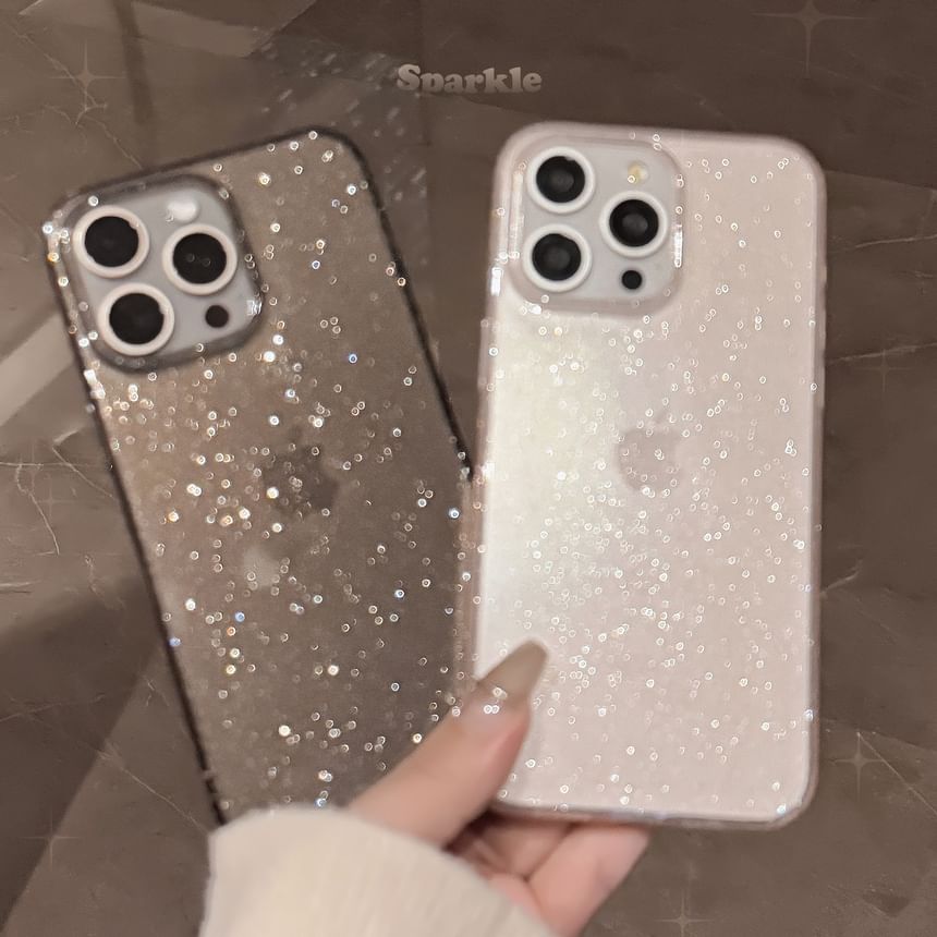 Phone Glitter Case Transparent FashionChic