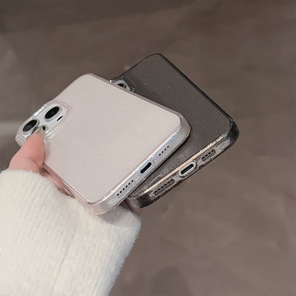 Phone Glitter Case Transparent FashionChic