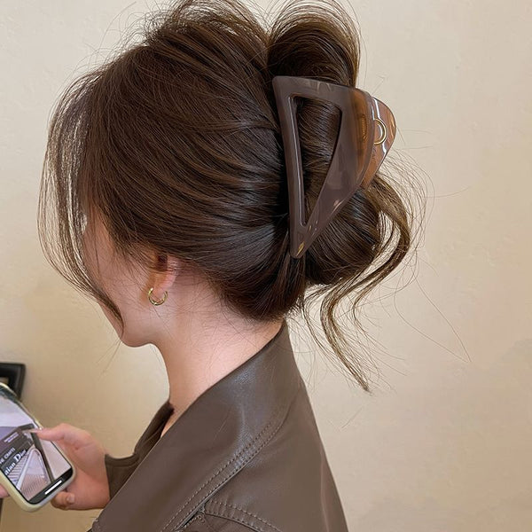 Clip Acrylic Hair Claw Triangle FashionChic