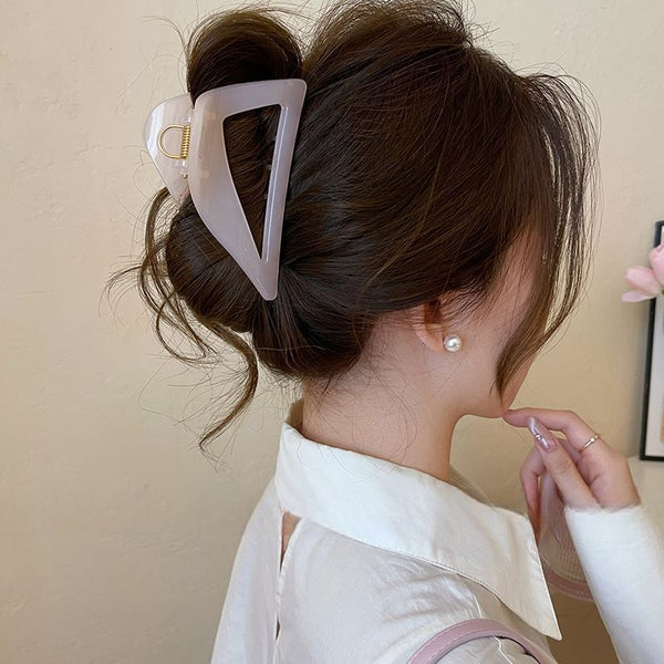 Clip Acrylic Hair Claw Triangle FashionChic