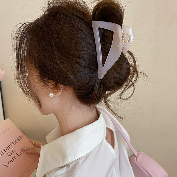 Clip Acrylic Hair Claw Triangle FashionChic