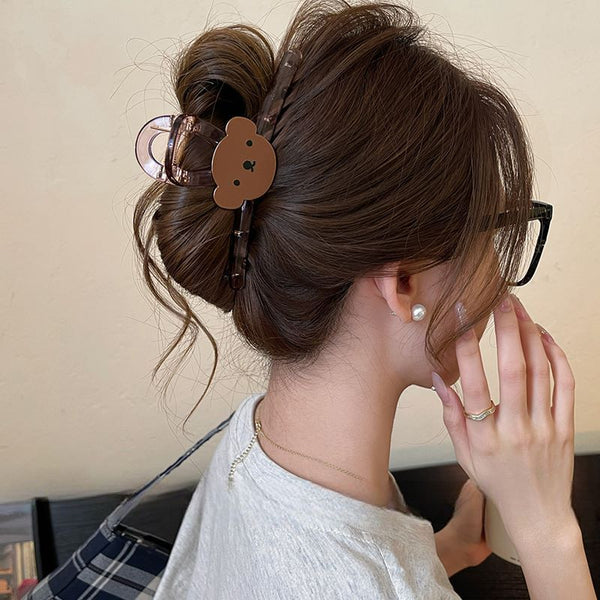 Hair (Various Claw Acrylic Bear Designs) Clip FashionChic