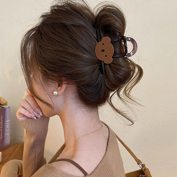 Hair (Various Claw Acrylic Bear Designs) Clip FashionChic