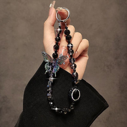 Butterfly Faux Crystal Strap Phone FashionChic