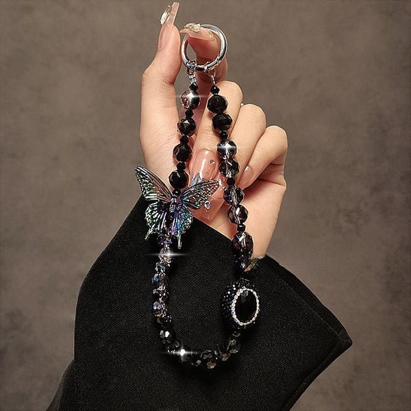 Butterfly Faux Crystal Strap Phone FashionChic