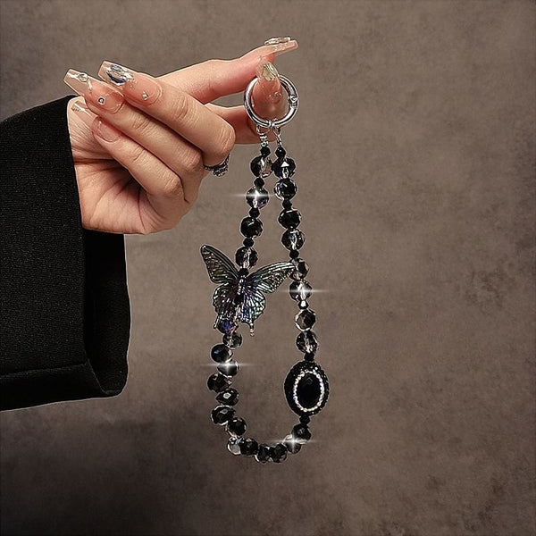 Butterfly Faux Crystal Strap Phone FashionChic