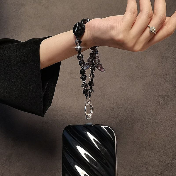 Butterfly Faux Crystal Strap Phone FashionChic