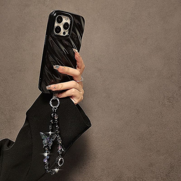 Butterfly Faux Crystal Strap Phone FashionChic