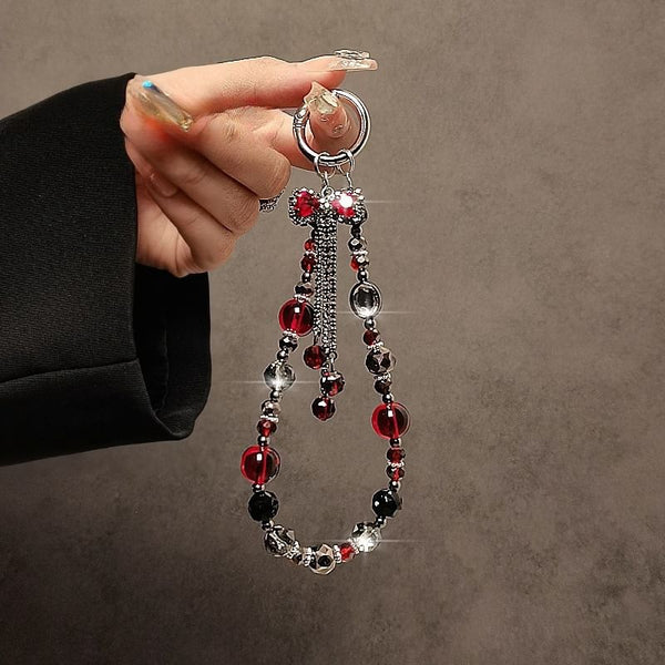 Bow Crystal Faux Phone Strap FashionChic