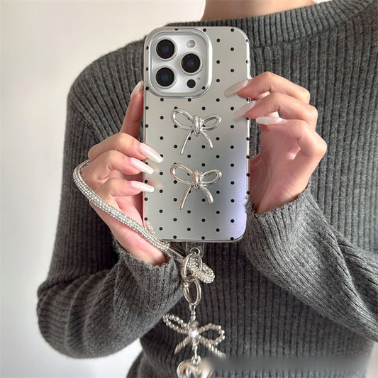 Phone / Dot Case Bow Set Polka Strap FashionChic