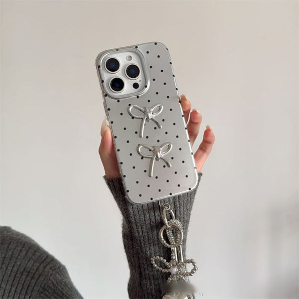 Phone / Dot Case Bow Set Polka Strap FashionChic