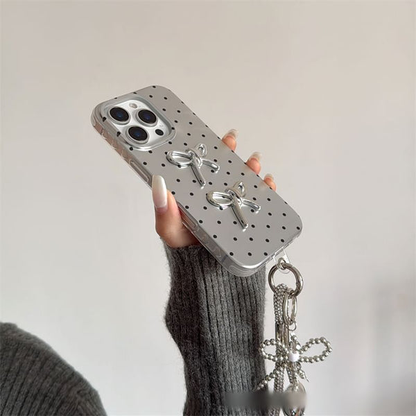 Phone / Dot Case Bow Set Polka Strap FashionChic