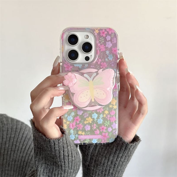 Print Magnetic Floral MagSafe) with (Compatible Phone Case FashionChic