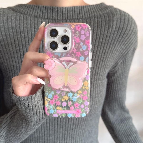 Print Magnetic Floral MagSafe) with (Compatible Phone Case FashionChic