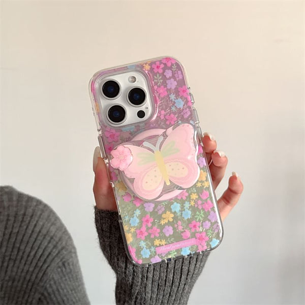 Print Magnetic Floral MagSafe) with (Compatible Phone Case FashionChic