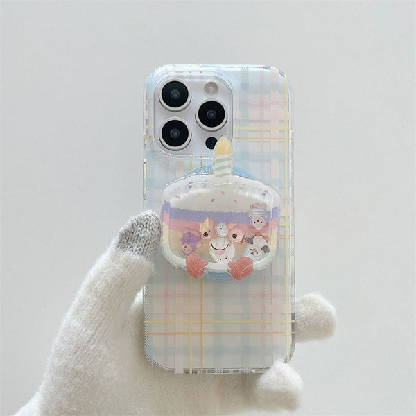 Magnetic (Compatible with Case Phone MagSafe) Plaid FashionChic