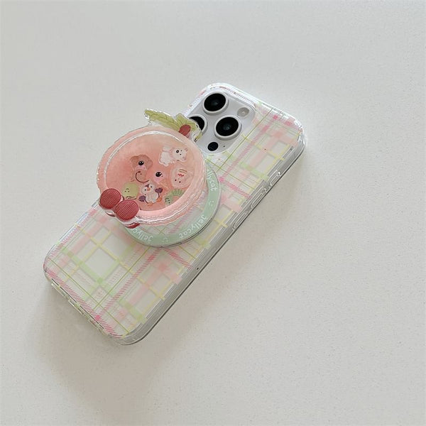 Magnetic (Compatible with Case Phone MagSafe) Plaid FashionChic