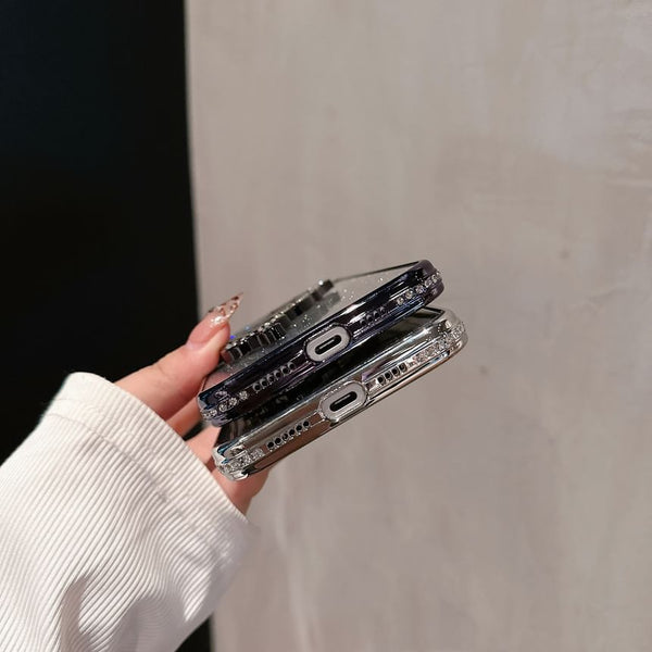 Stand Butterfly Embellished Phone Case FashionChic