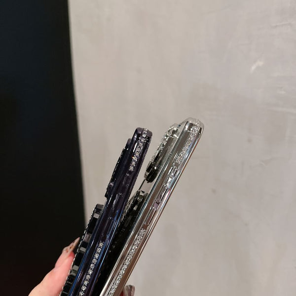 Embellished Stand Phone Case Butterfly FashionChic